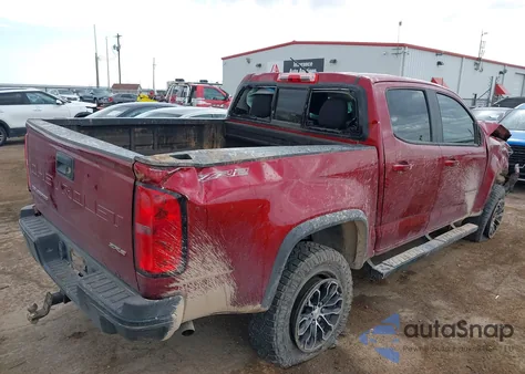 2021 Chevrolet Colorado 4Wd Short Box Zr2 из США, поврежденный, VIN 1GCGTEEN4M1114896